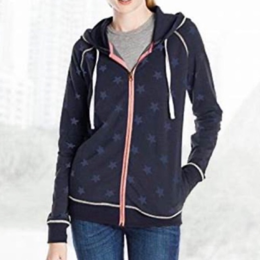 🇺🇸 NWT Rip Curl Starry Eyed Zip Up Hooded Sweatshirt L